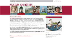 Desktop Screenshot of museumgherdeina.it