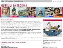 Tablet Screenshot of museumgherdeina.it